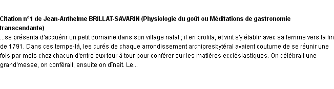 Citations archipresbytéral Citations archipresbytéral