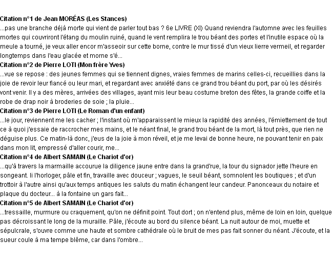 Citations béant Citations béant