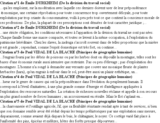 Citations exploitation Citations exploitation