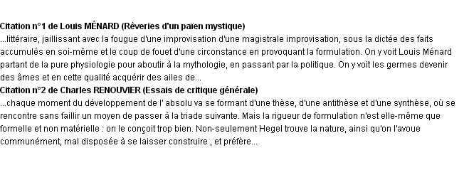 Citations formulation