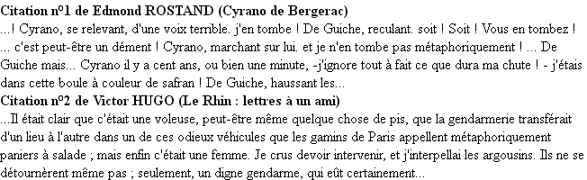 Citations métaphoriquement Citations métaphoriquement