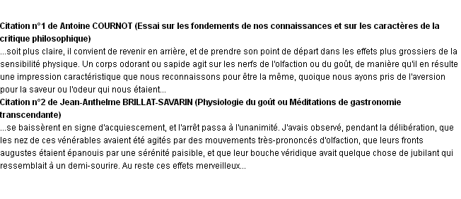 Citations olfaction Citations olfaction