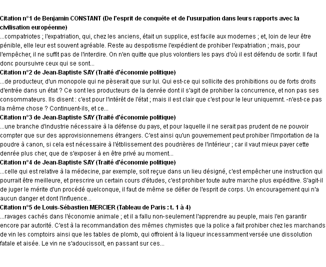 Citations prohiber Citations prohiber