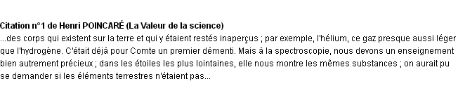 Citations spectroscopie