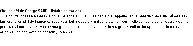 Citations vermicelle Citations vermicelle