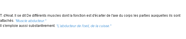 Définition abducteur ACAD 1835