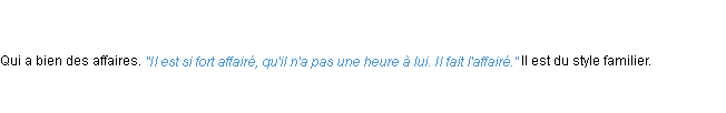 Définition affaire ACAD 1762