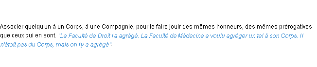 Définition agréger ACAD 1798