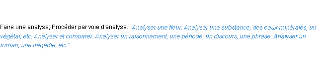 Définition analyser ACAD 1835