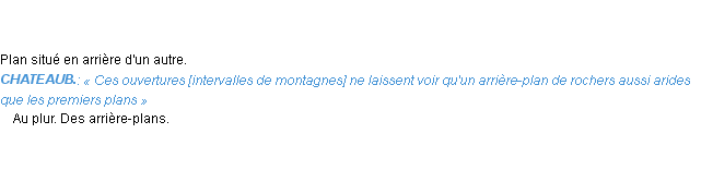 Définition arrière-plan Emile Littré