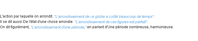 Définition arrondissement ACAD 1798