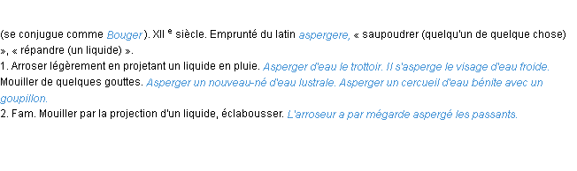 Définition asperger ACAD 1986