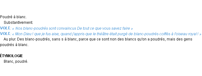 ... à Claudine et Barnabé pour la numérisation du mot blanc-poudré ... à Claudine et Barnabé pour la numérisation du mot blanc-poudré