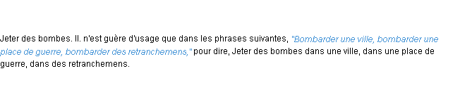 Définition bombarder ACAD 1798