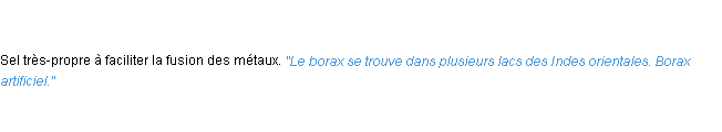 Définition borax ACAD 1835