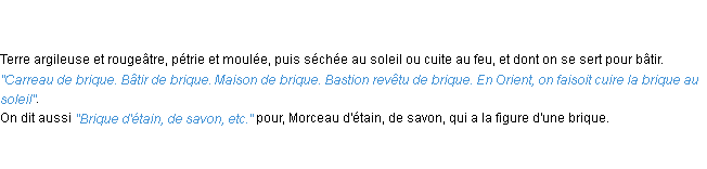 Définition brique ACAD 1798