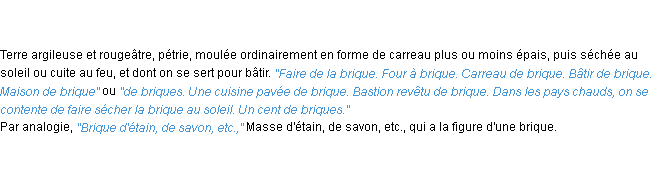 Définition brique ACAD 1835