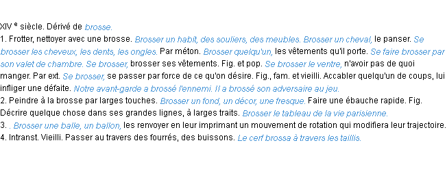 Définition brosser ACAD 1986