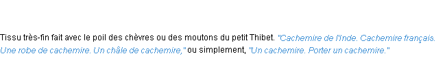 Définition cachemire ACAD 1835