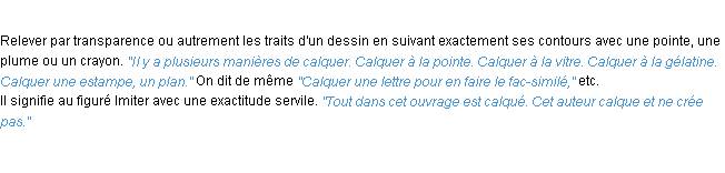 Définition calquer ACAD 1932