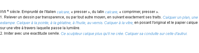 Définition calquer ACAD 1986