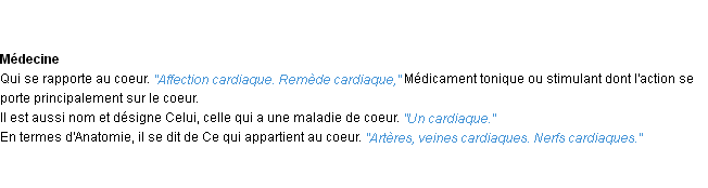 Définition cardiaque ACAD 1932