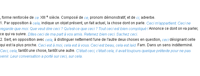 Définition ceci ACAD 1986