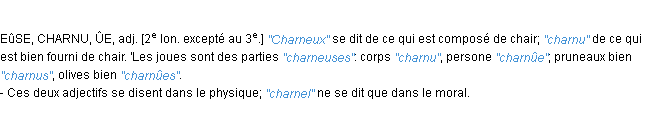 Définition charneux JF.Feraud