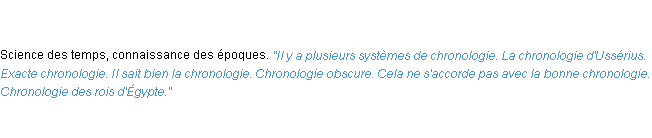 Définition chronologie ACAD 1835