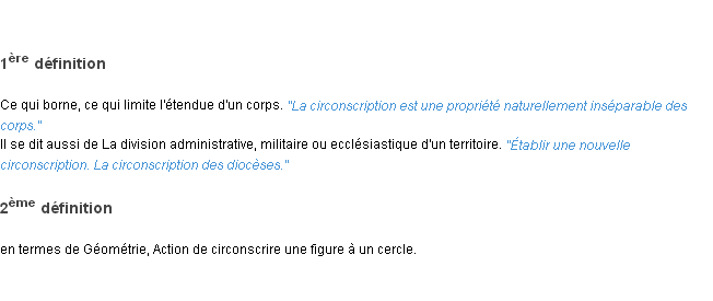 Définition circonscription ACAD 1835