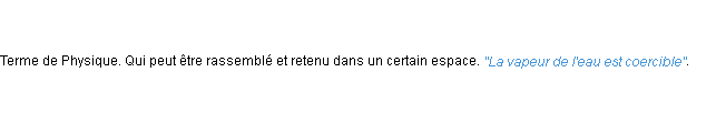 Définition coercible ACAD 1798