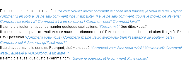 Définition comment ACAD 1932