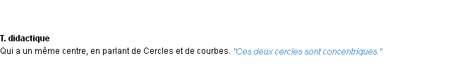 Définition concentrique ACAD 1932