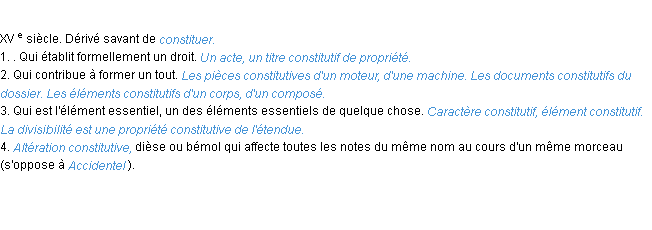 Définition constitutif ACAD 1986