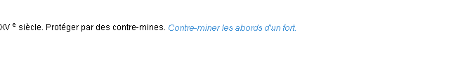 Définition contre-miner ACAD 1986