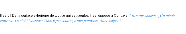 Définition convexe ACAD 1798