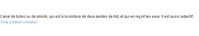 Définition cornière ACAD 1798