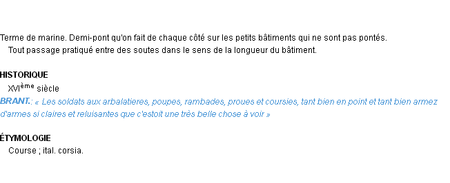 Définition coursive Emile Littré