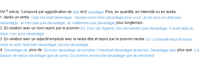 Définition davantage ACAD 1986