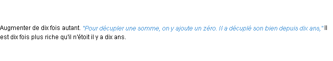 Définition décupler ACAD 1798
