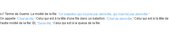 Définition demi-file ACAD 1762