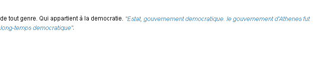 Définition democratique ACAD 1694