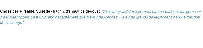 Définition desagrément ACAD 1694