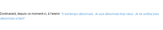 Définition désormais ACAD 1798