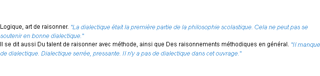 Définition dialectique ACAD 1835