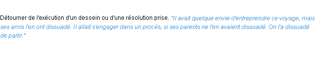 Définition dissuader ACAD 1932