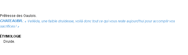 Définition druidesse Emile Littré