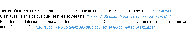 Définition duc ACAD 1932