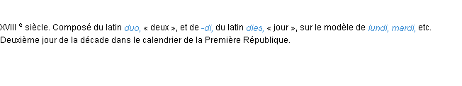 Définition duodi ACAD 1986