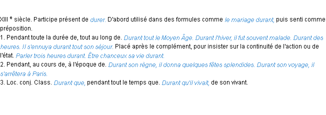 Définition durant ACAD 1986